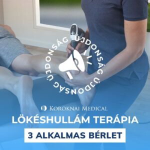 Lökéshullám terápia 3 alkalmas bérlet Koroknai Medical